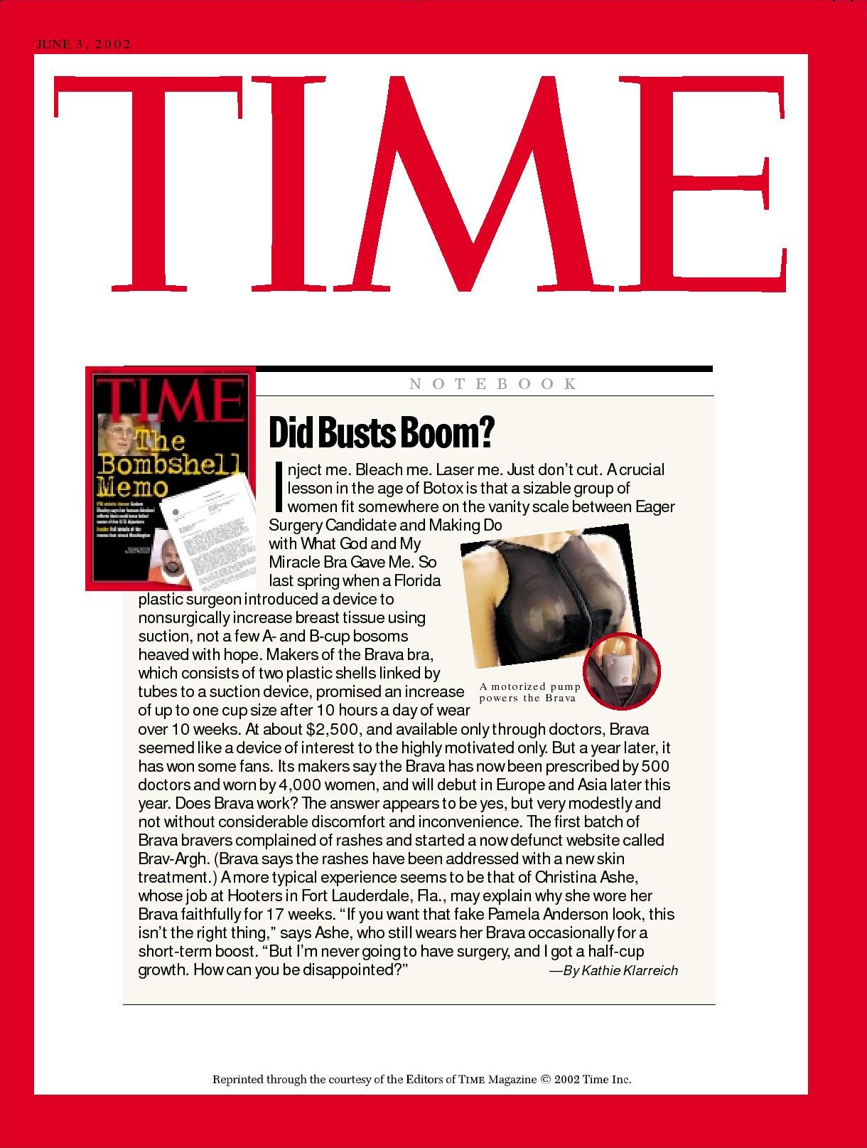 Time Magazine 時代雜誌2002
